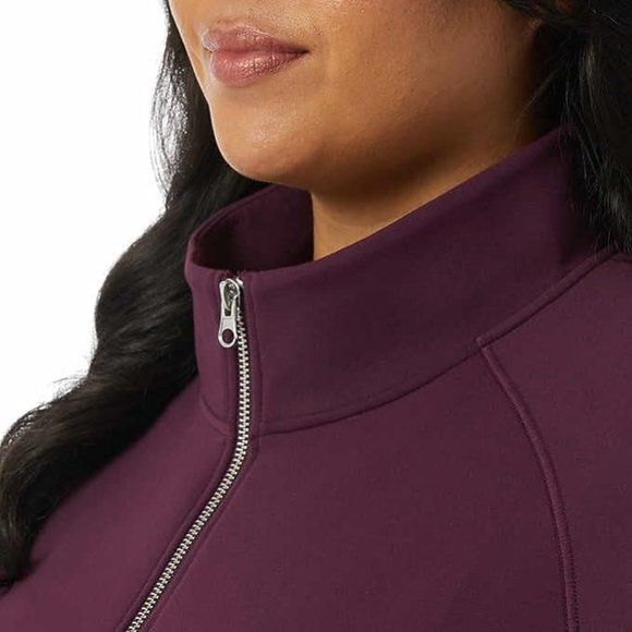 NWT 32 Degrees Heat Women's Active Full Zip Jacket Purple Size S $60 VV101 - Picture 4 of 4